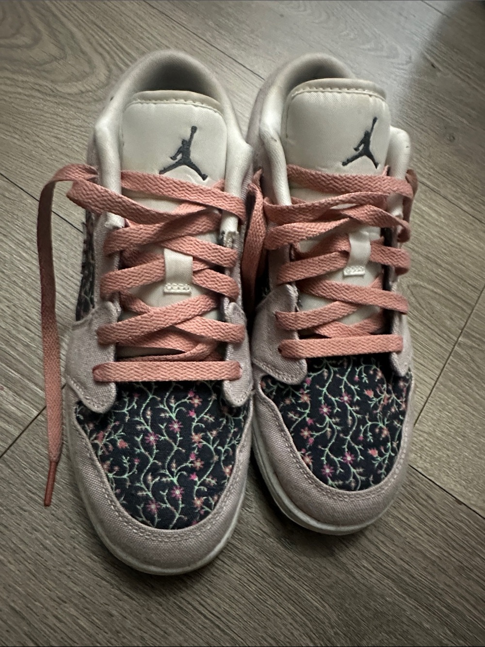 Nike Pink Floral Sneakers
